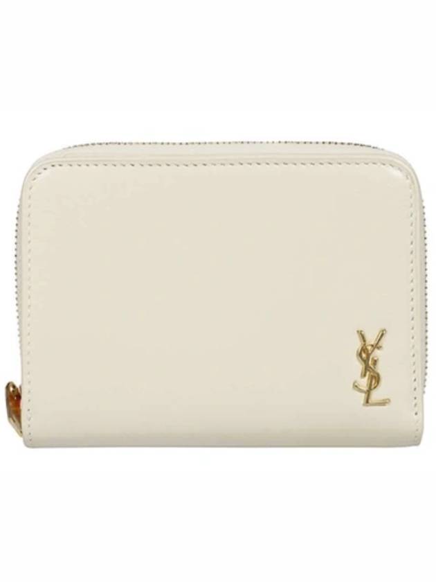 Luxury Saint Laurent Trending 2025 Monogram Compact Medium Wallet White