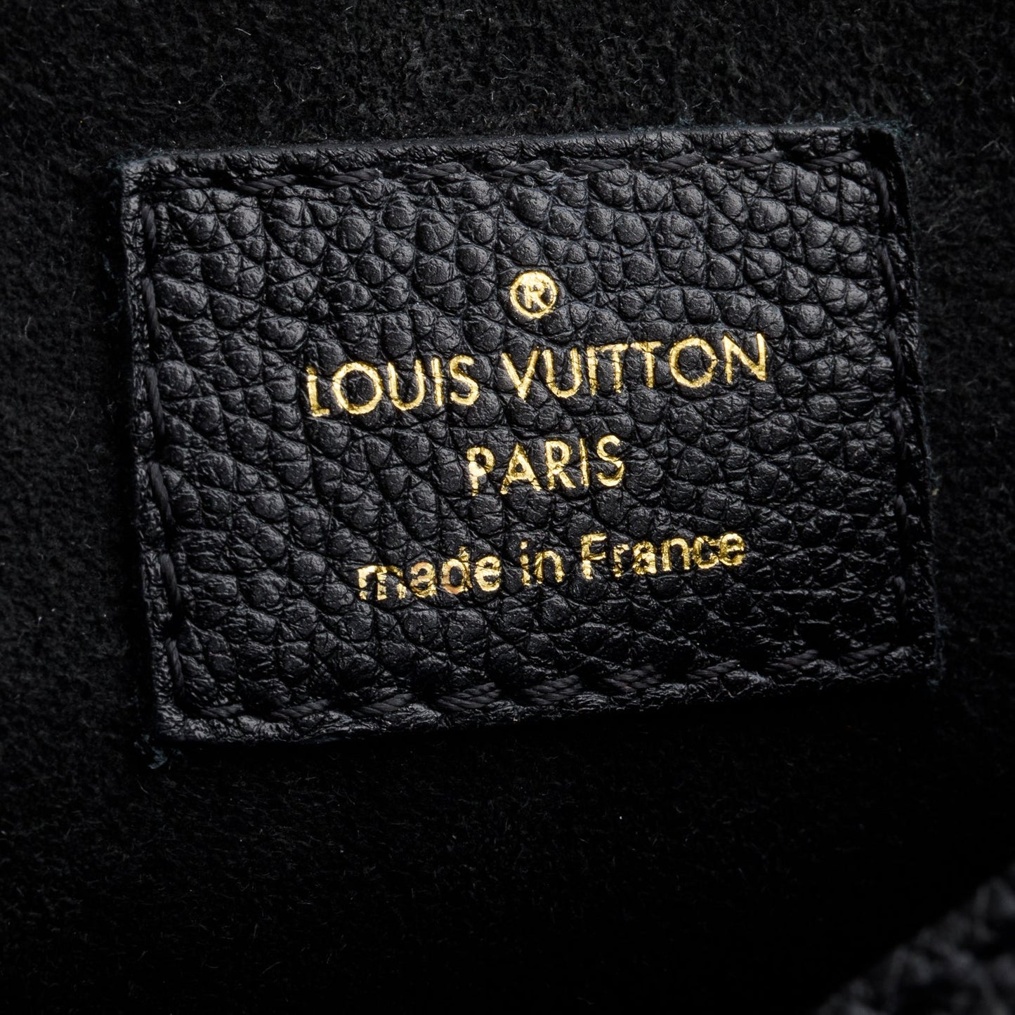 Louis Vuitton Black Monogram Empreinte Leather Vavin PM