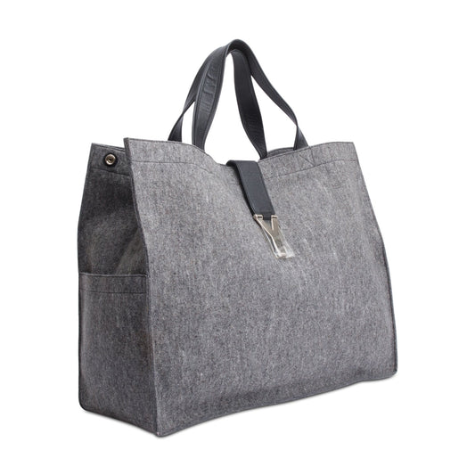 Saint Laurent Grey Wool Tote