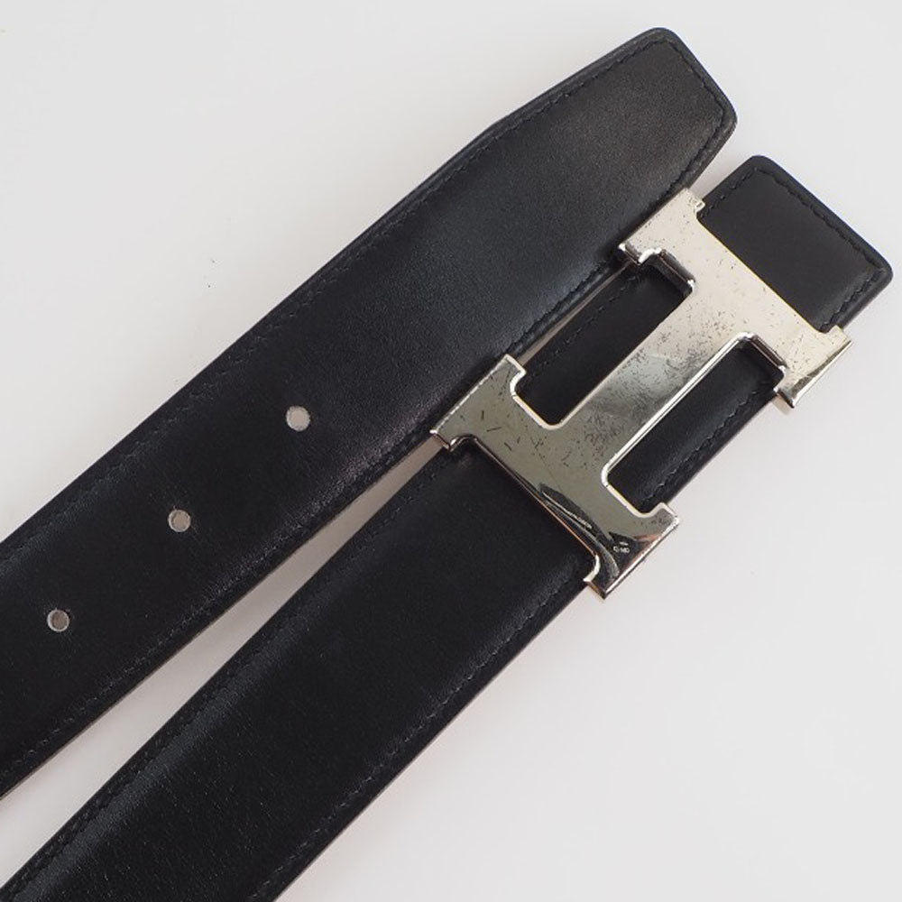 HERMES belt Epsom, metal black *Sold product (outlet) Constance H belt 70 Women 70