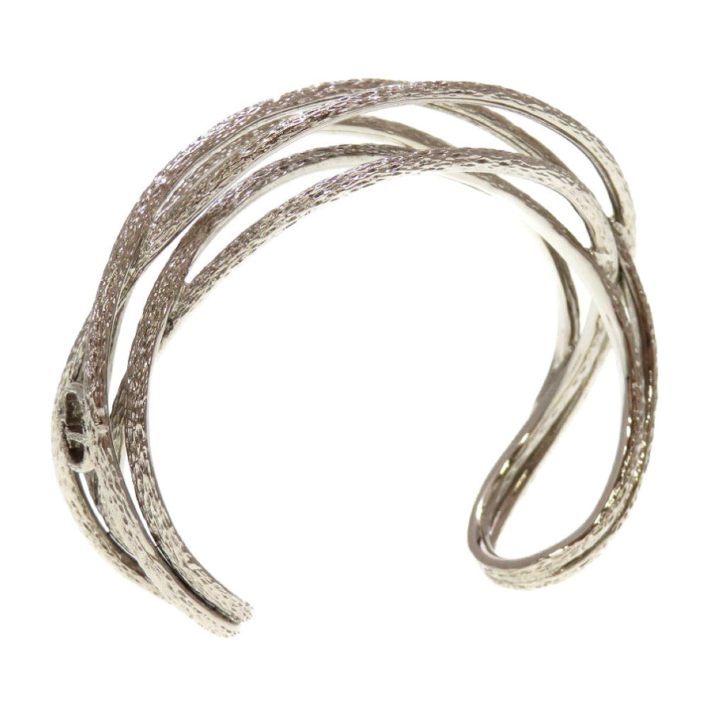 Christian Dior Bangle metal Silver CD logo unisex(Unisex)