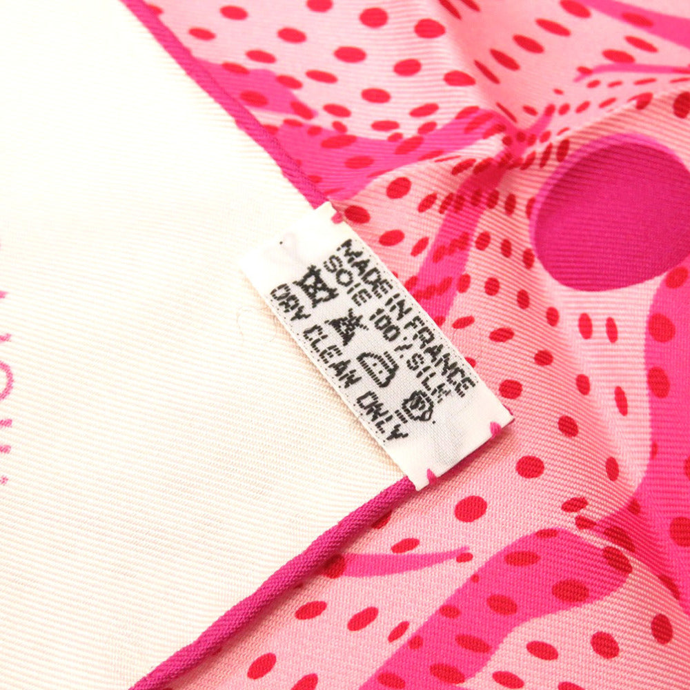 HERMES scarf silk pink Carre40 Ora Flamenca i HOLA FLAMENCA! Women