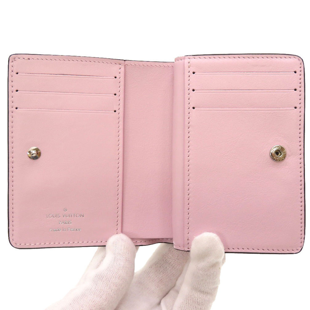 LOUIS VUITTON Bifold Wallet M80629 Monogram Mahina rose jasmine Monogram Mahina Portefeuille Claire Women
