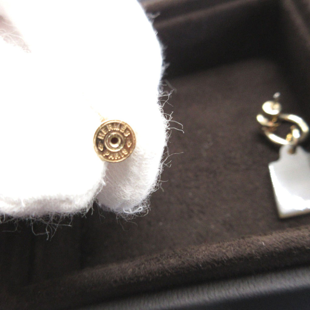 HERMES Pierce Buffalo Horn, Metal Brown Kelly cadena Amulet Marokinier Women