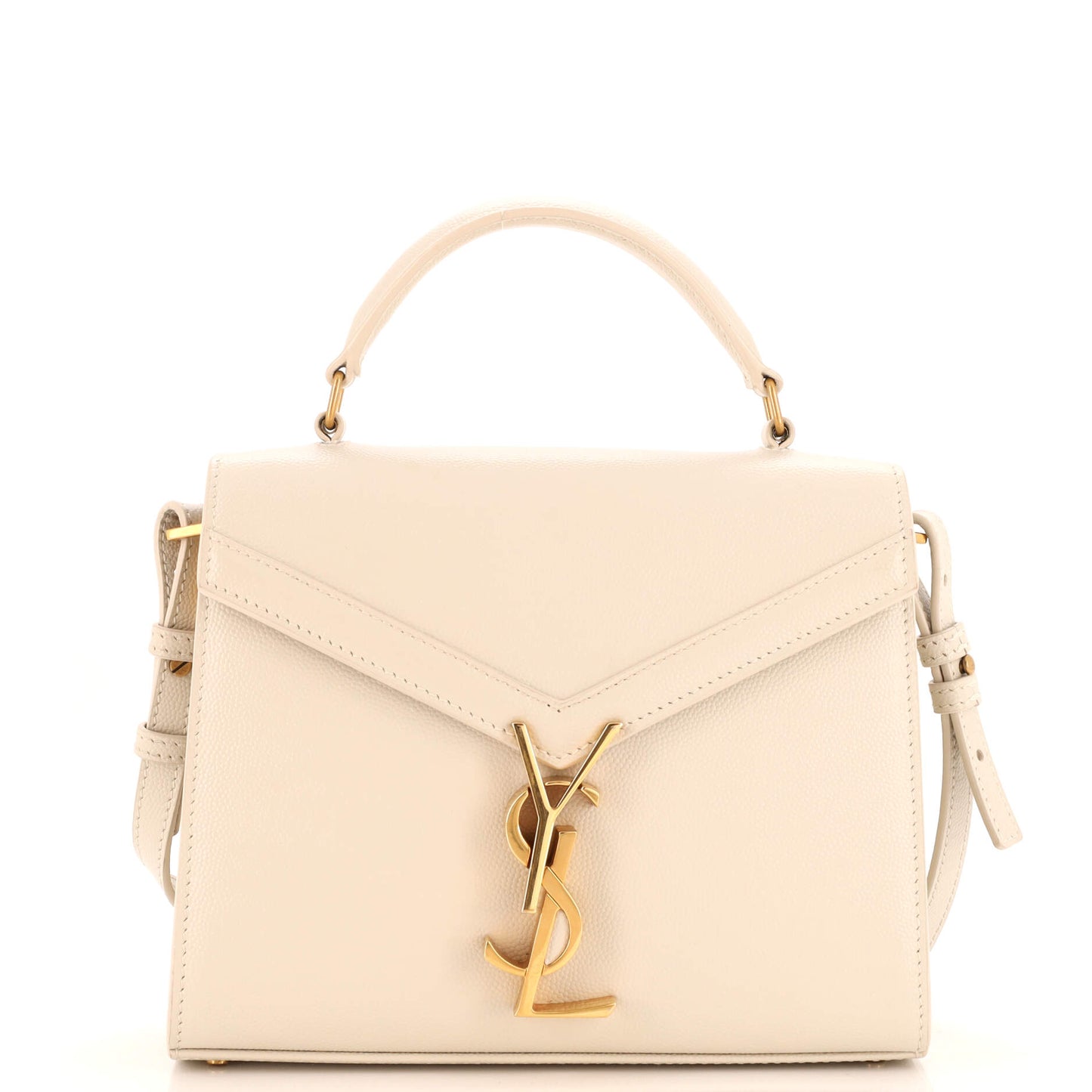 Luxury Saint Laurent Trending 2025 Cassandra Top Handle Bag Leather Mini