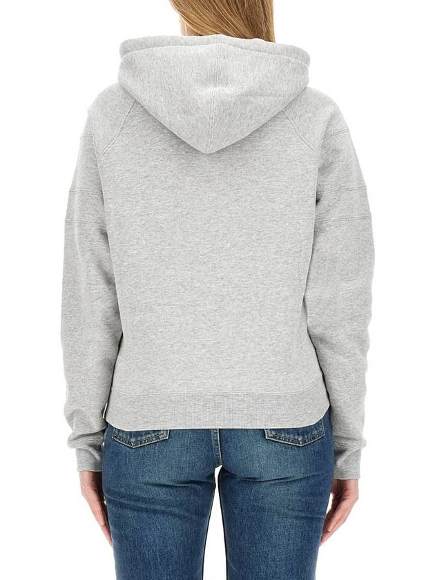 Luxury Saint Laurent Trending 2025 Logo Kangaroo Pocket Fleece Hoodie Grey