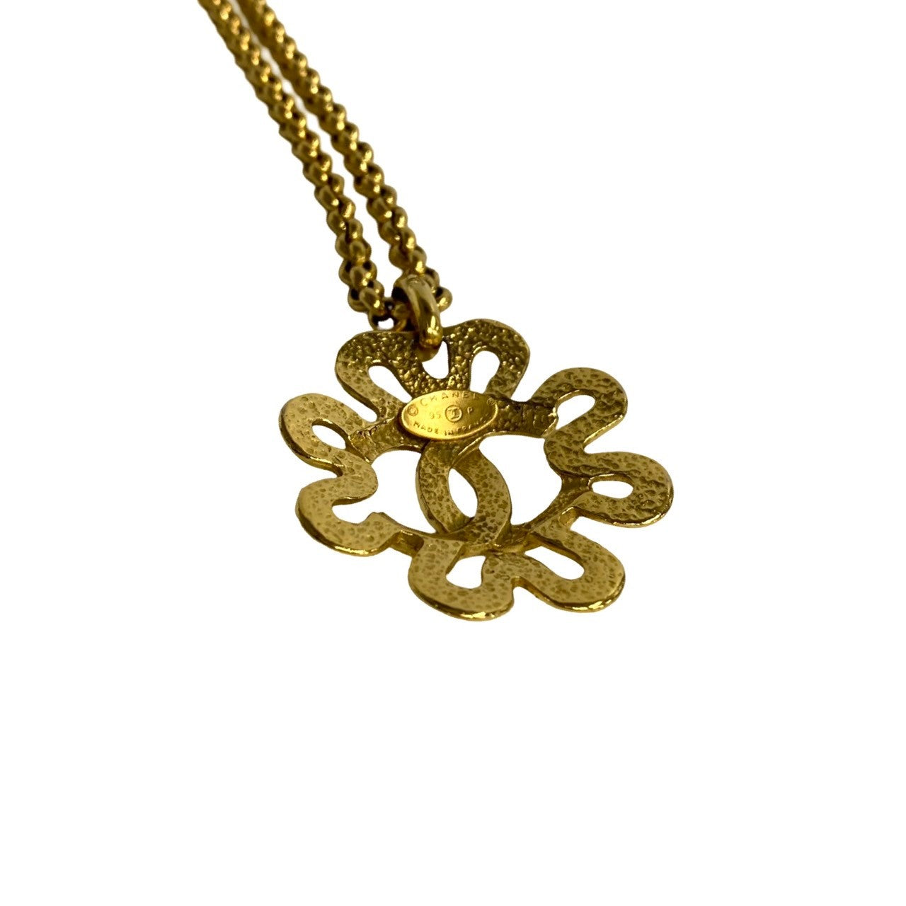CHANEL Necklace Gold Plated gold Women