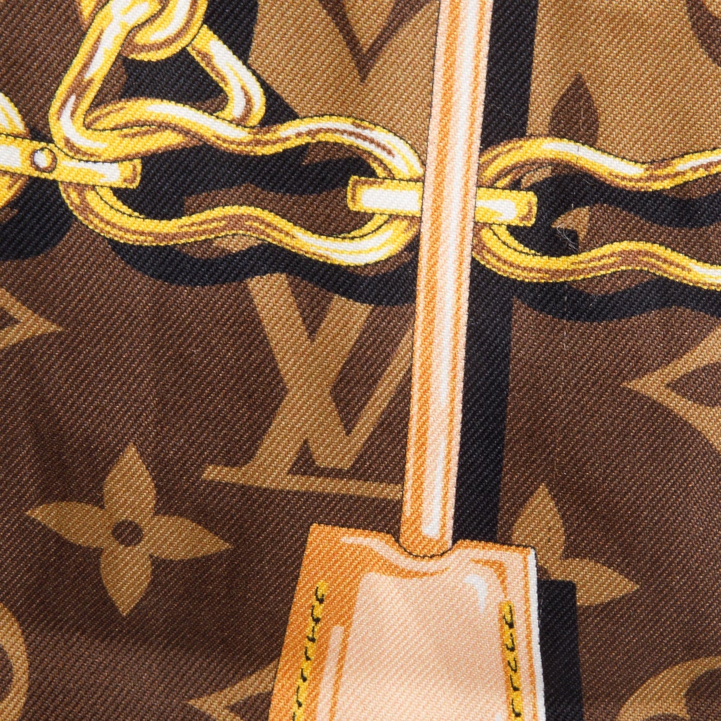 Louis Vuitton Brown Monogram Confidential Silk Bandeau