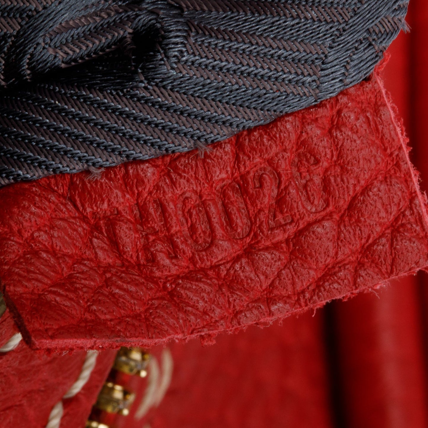 Louis Vuitton Red Tobago Leather Carryall Bag