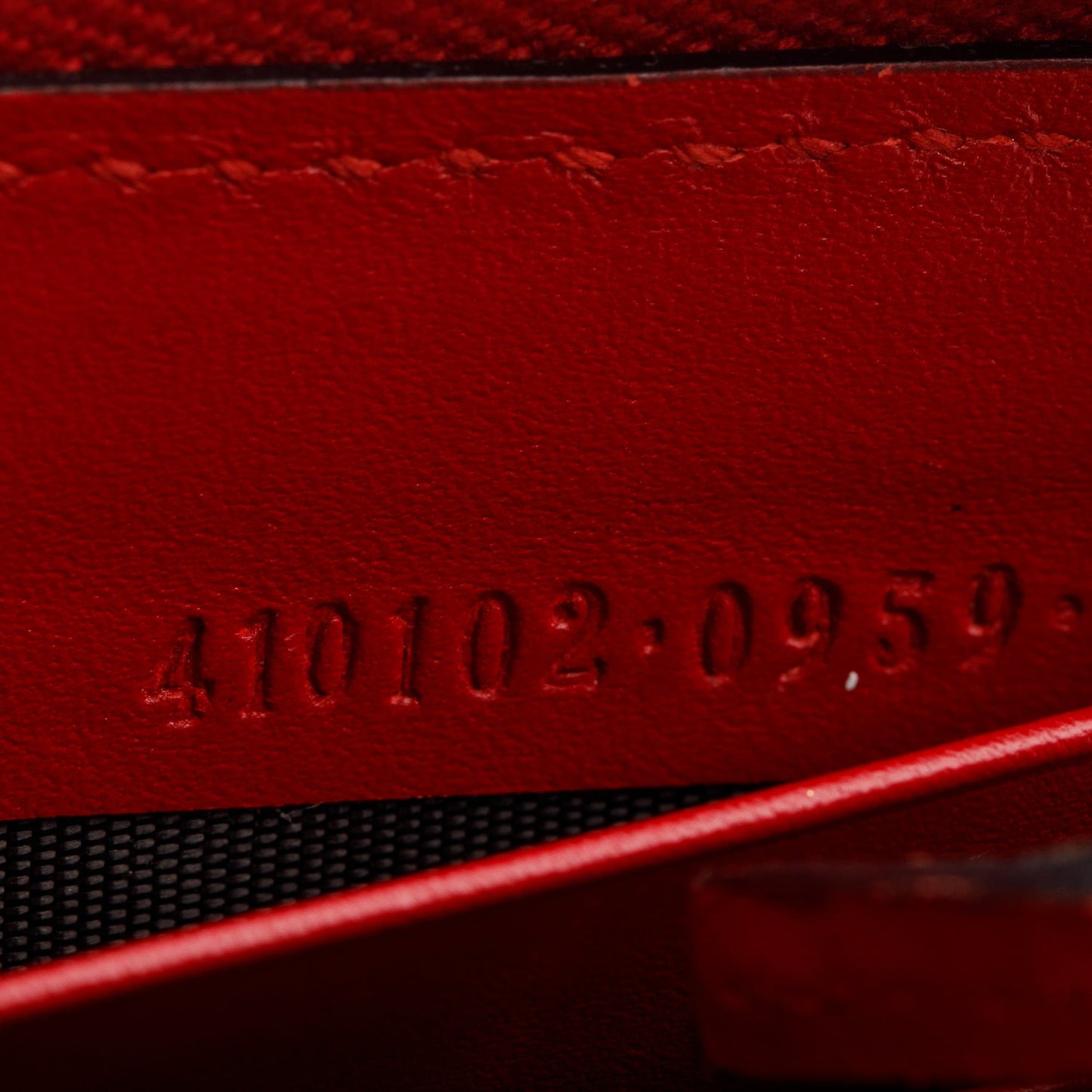 Gucci Red Guccissima Leather Zip Around Wallet