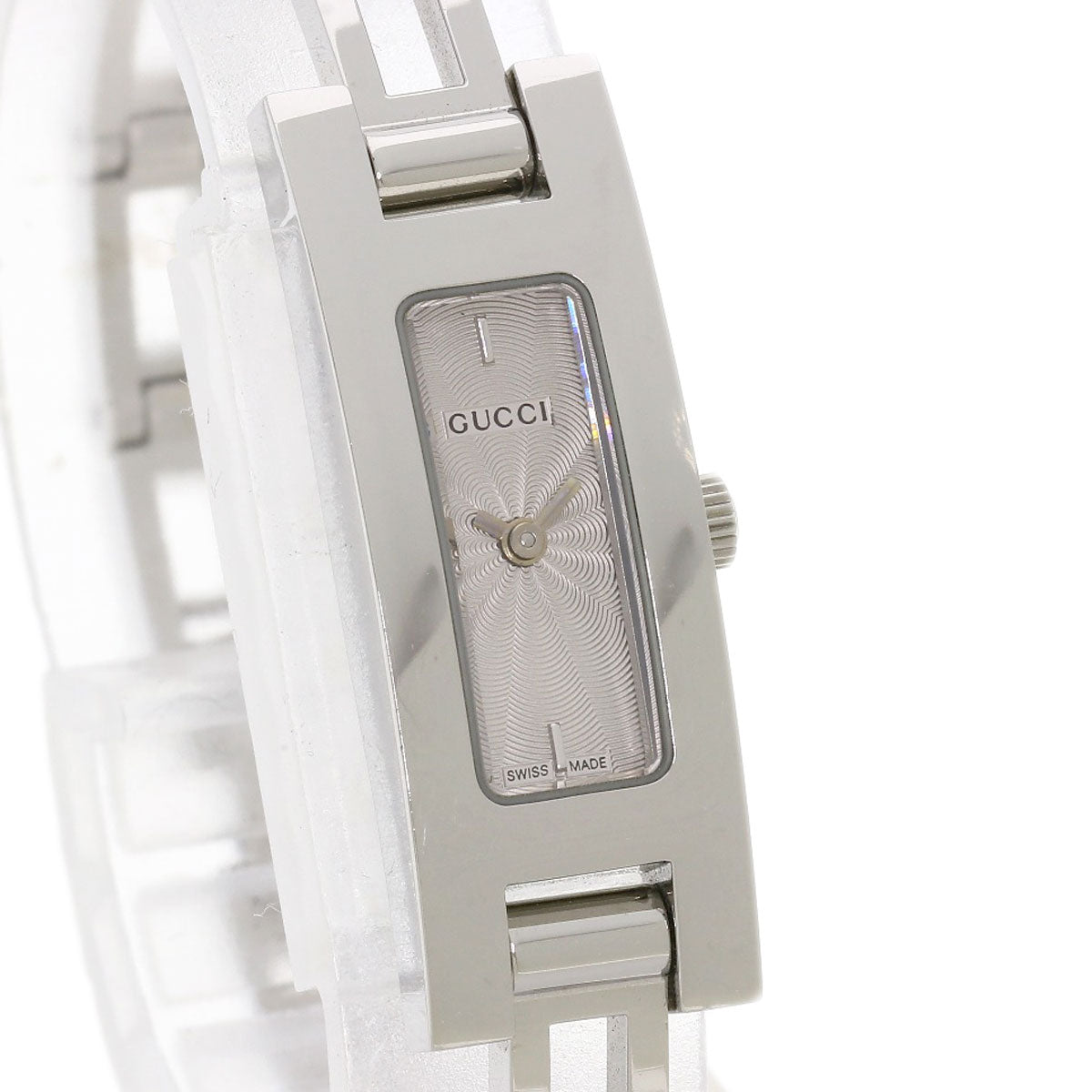 GUCCI Watches Quartz Stainless Steel , Stainless Steel Silver 3900L Silver dial Women