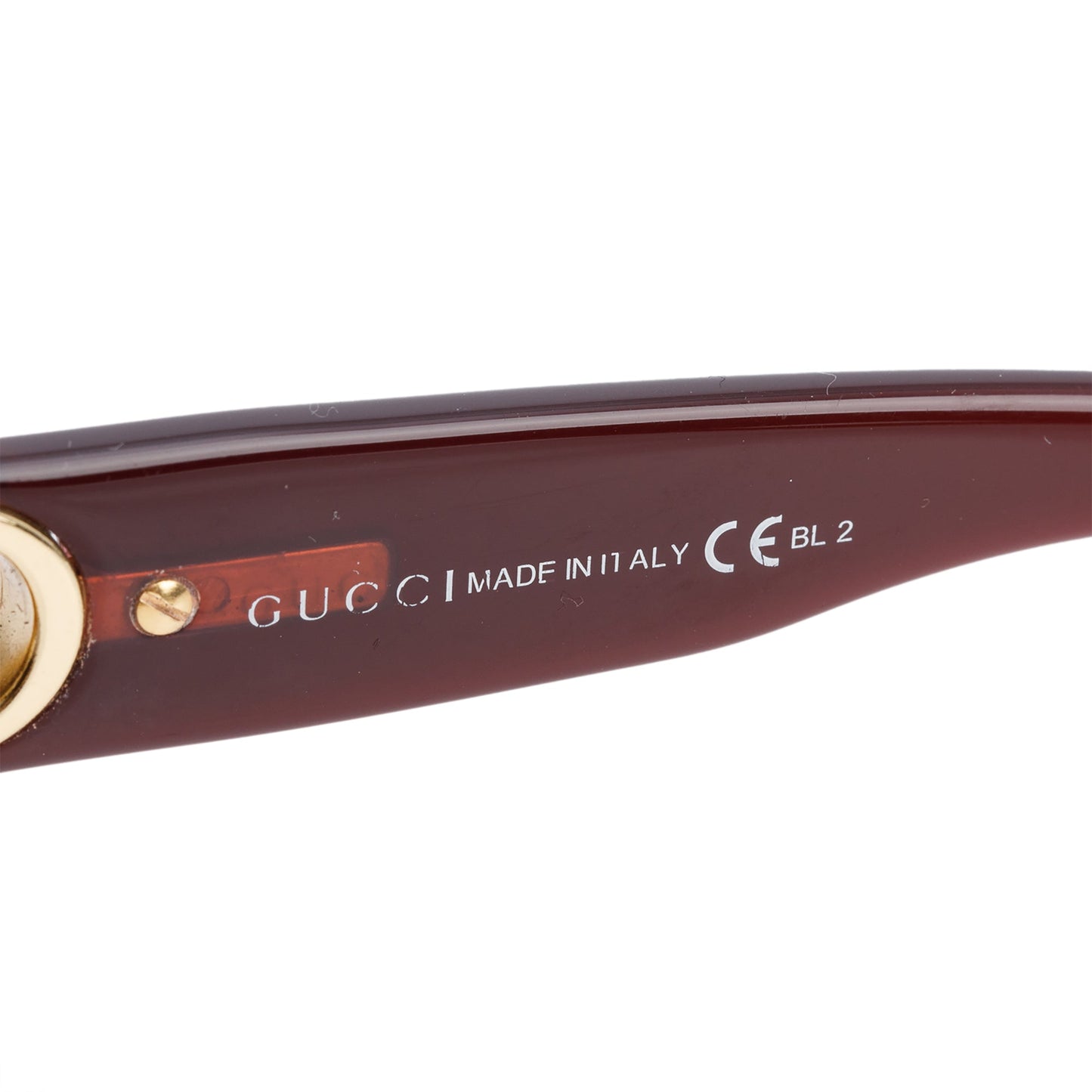 Gucci GG2820/F/S S Brown Acetate Crystal GG Shield Sunglasses