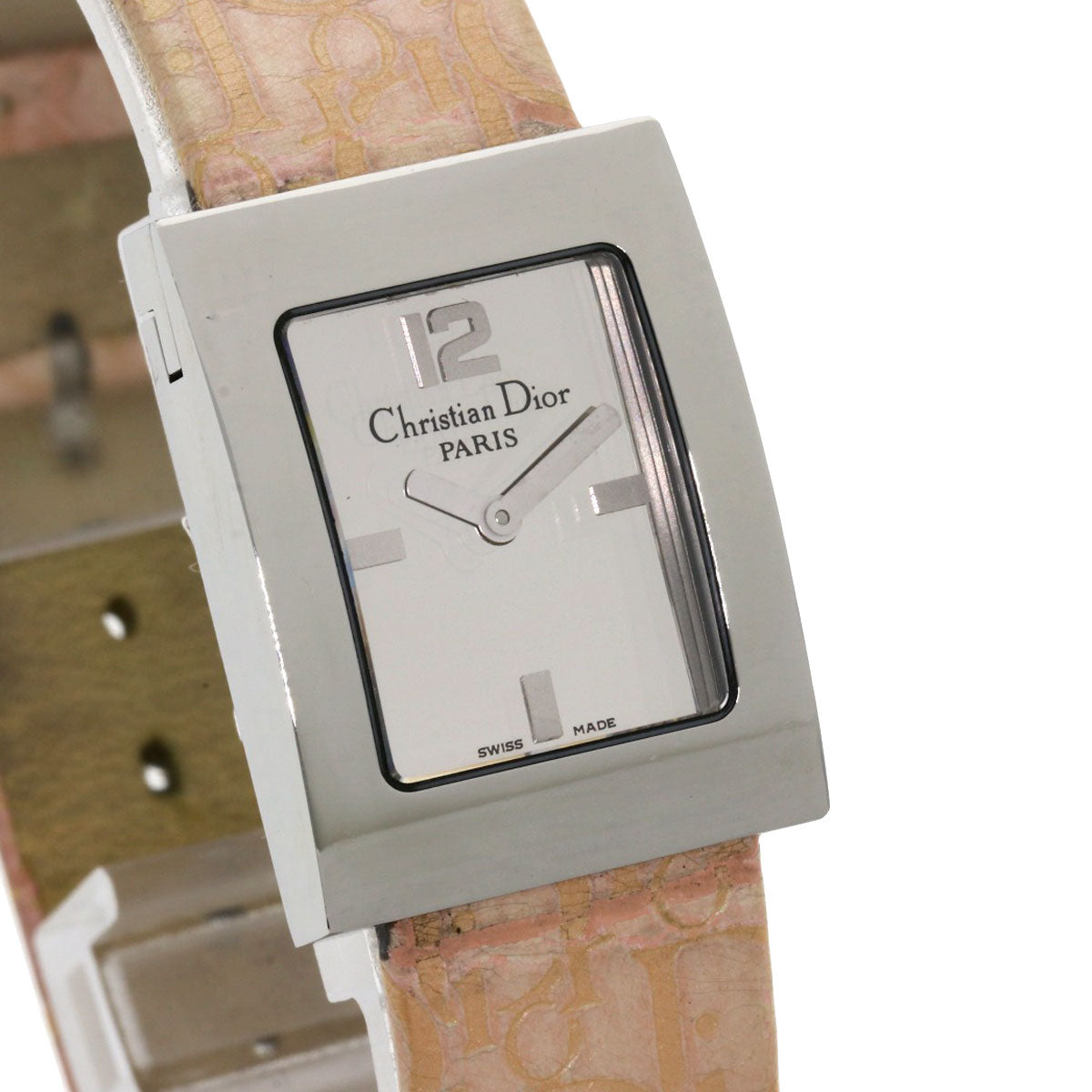 Christian Dior Watches Quartz D78-109 Stainless Steel, Leather Silver Maris Silver dial Women
