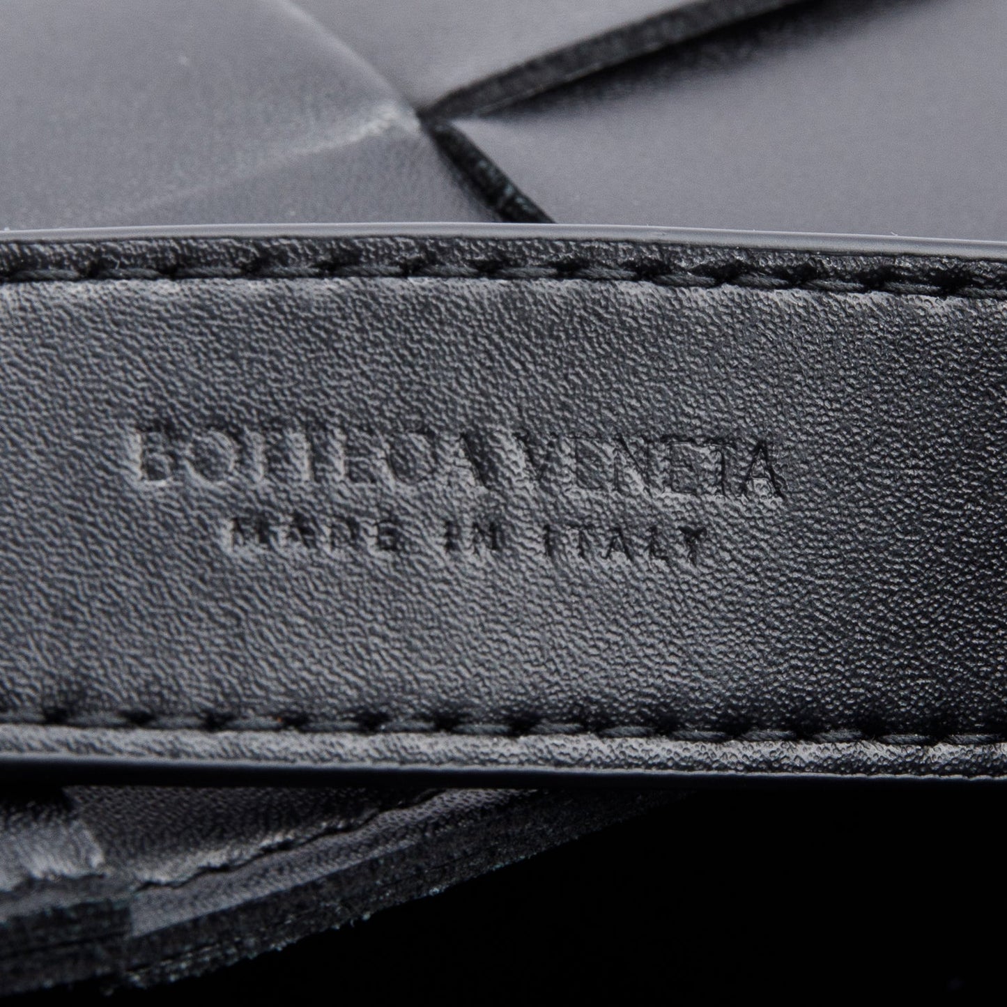Bottega Veneta Black Nappa Leather Intrecciato Cassette Belt Bag