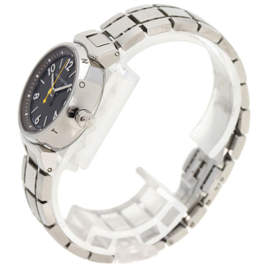 LOUIS VUITTON Watches Quartz Q1211 Stainless Steel Silver Tambour Brown dial