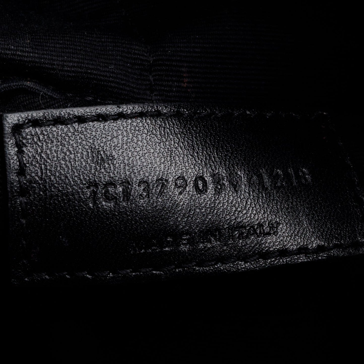 Saint Laurent Black Leather Cassandre Matelasse A5 Pouch