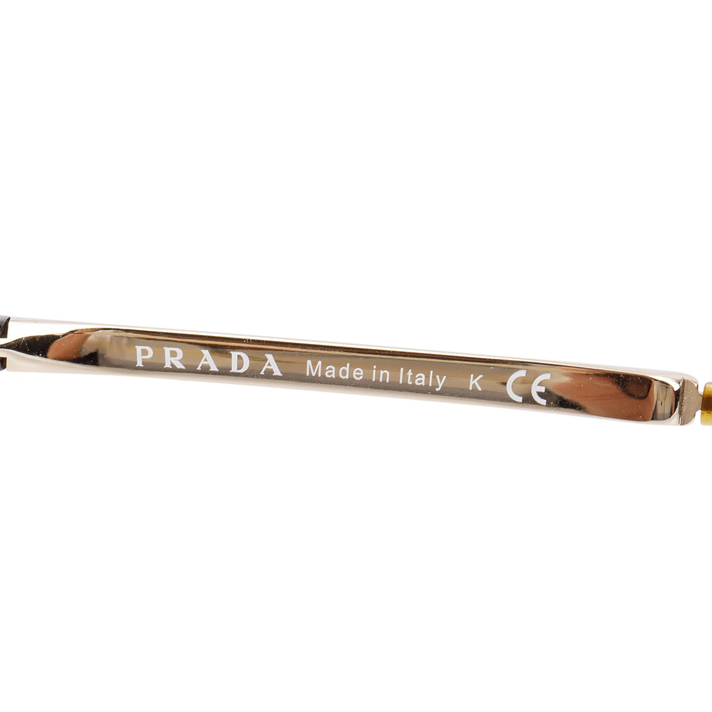 Prada SPR 06N Brown Acetate Arm Aviator Sunglasses