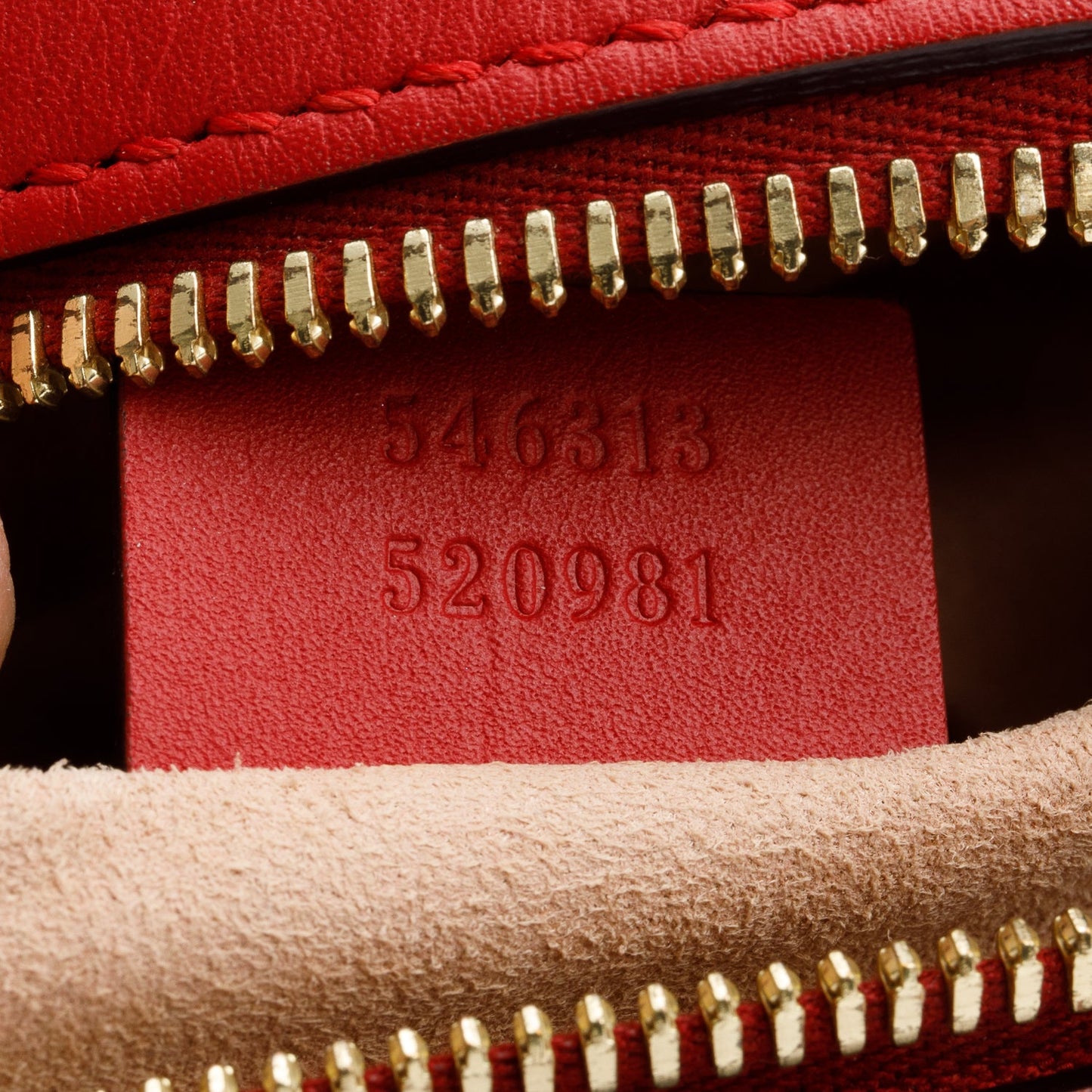 Gucci GG Supreme Red Leather Blooms Chain Crossbody Bag