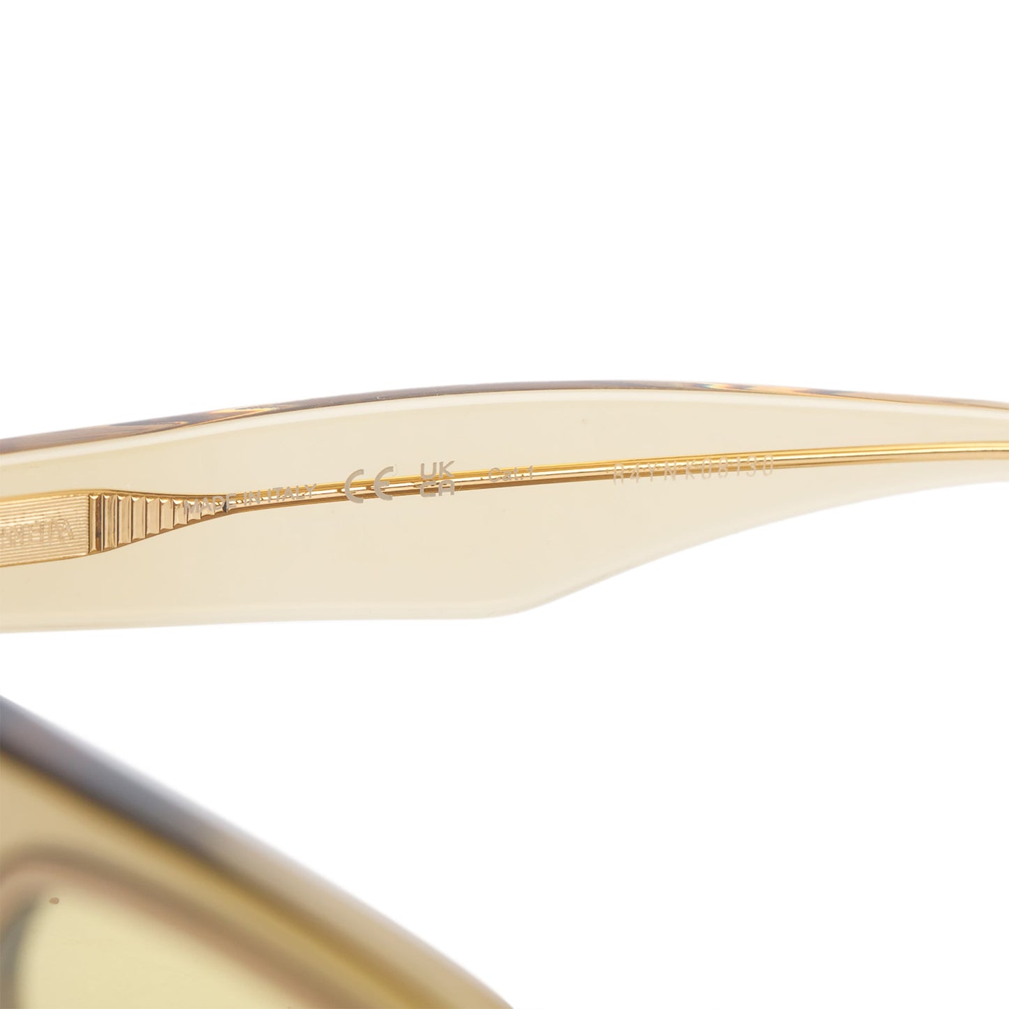 Bottega Veneta BV1217S Brown Transparent Acetate Square Sunglasses