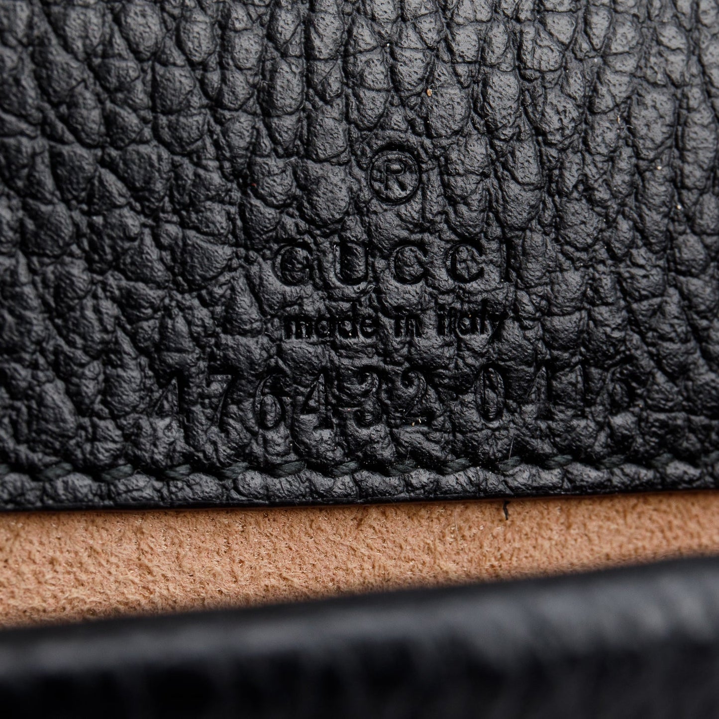 Gucci Dionysus Black Leather Super Mini Bag