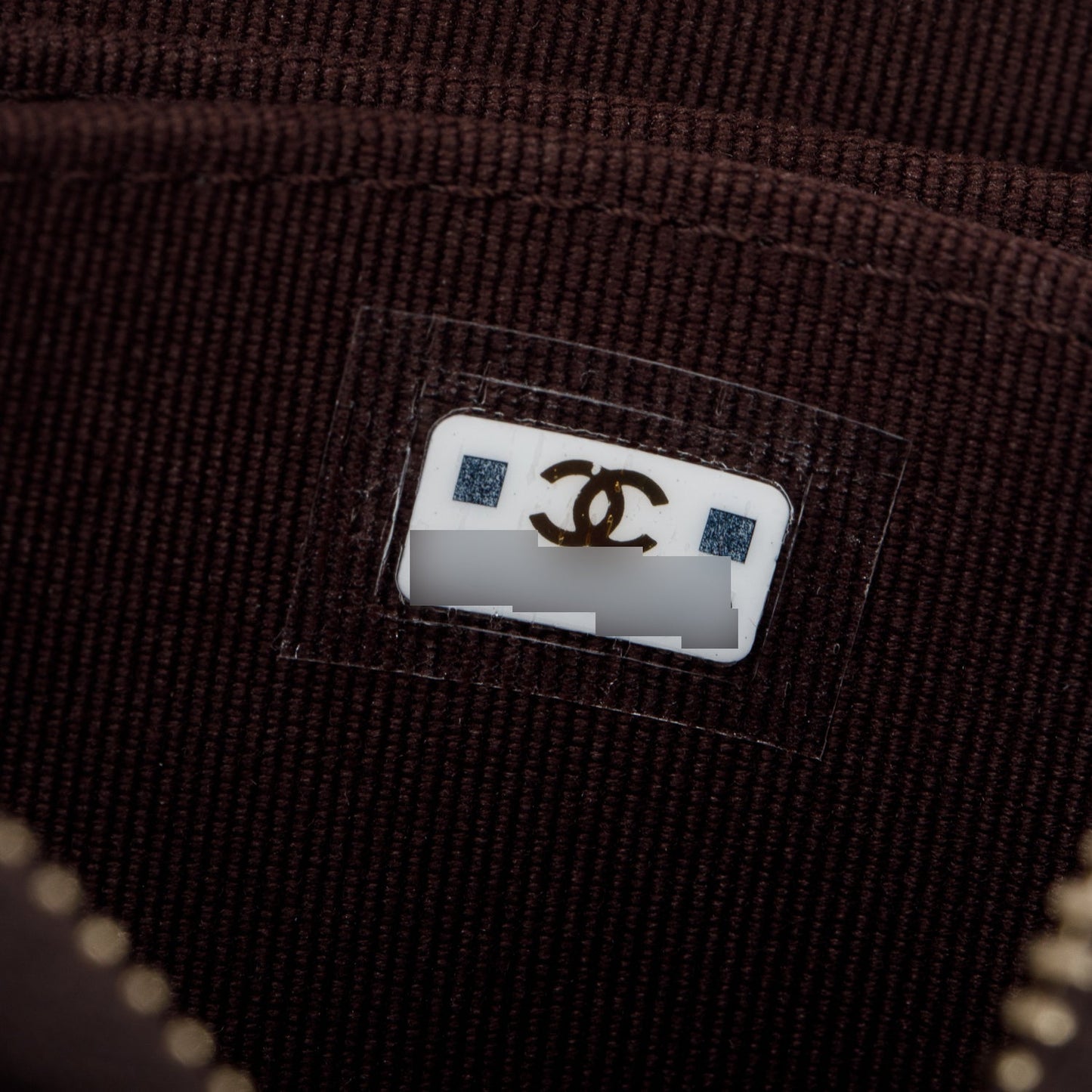 Chanel Brown Caviar Leather Classic Zipped Coin Purse