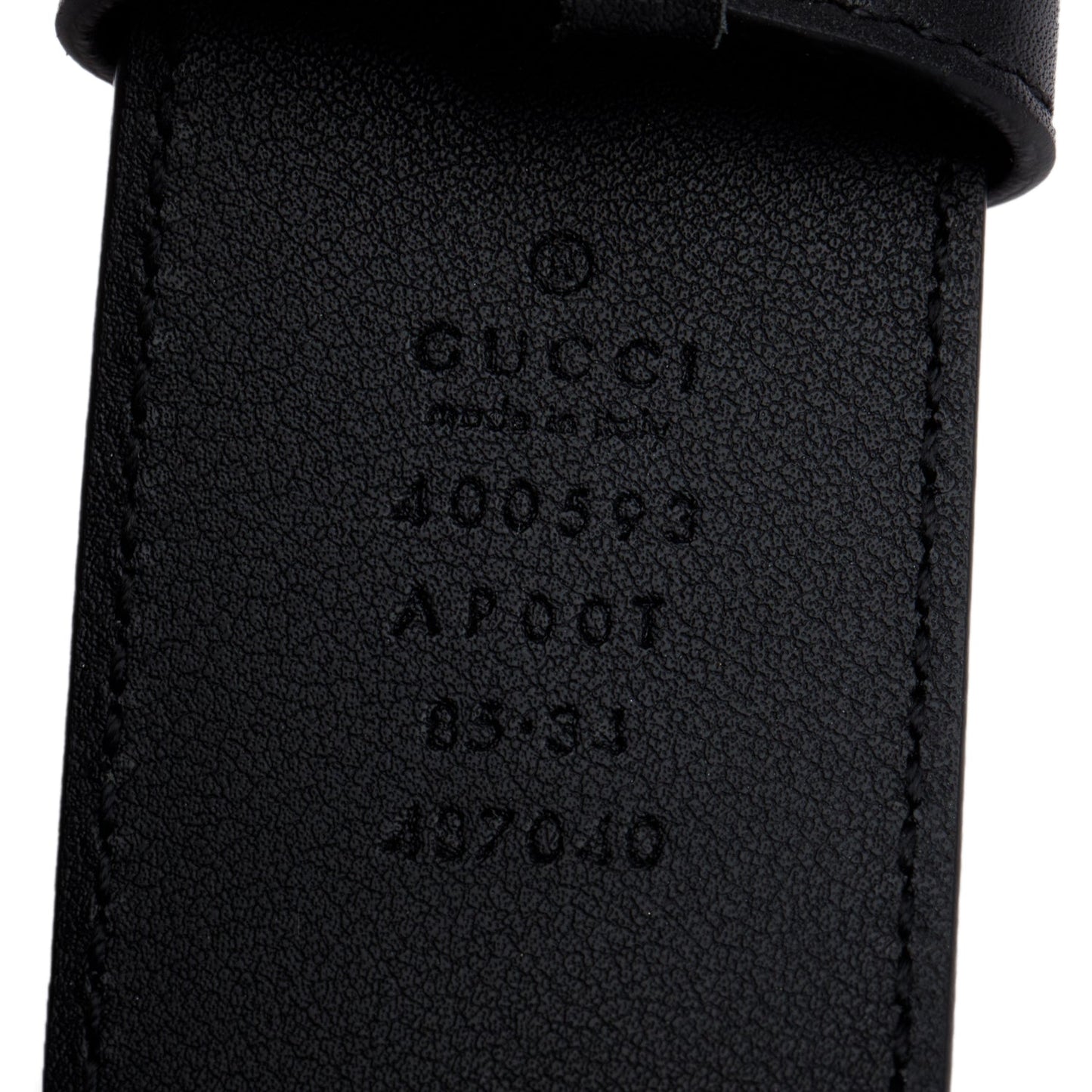 Gucci GG Marmont Black Wide Leather Belt 85 34