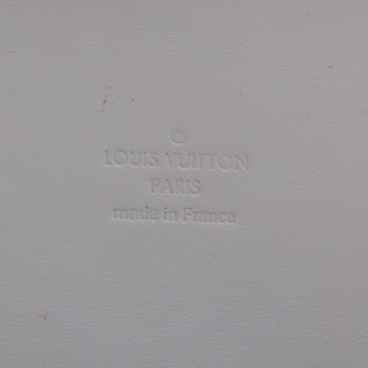 Louis Vuitton Transparent Epi White Leather Soft Trunk Bag
