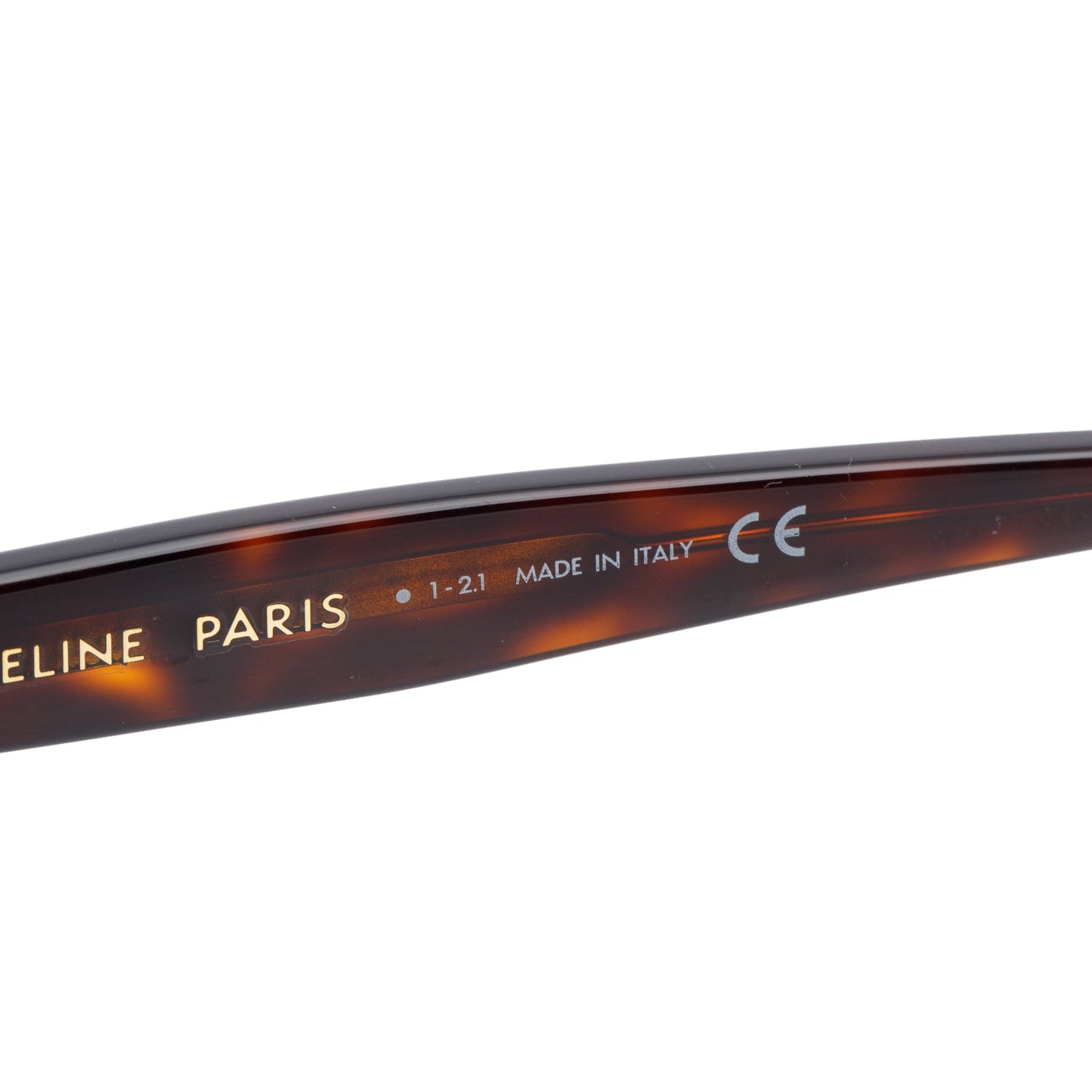 Celine CL401871 Havana Acetate Cat Eye Sunglasses