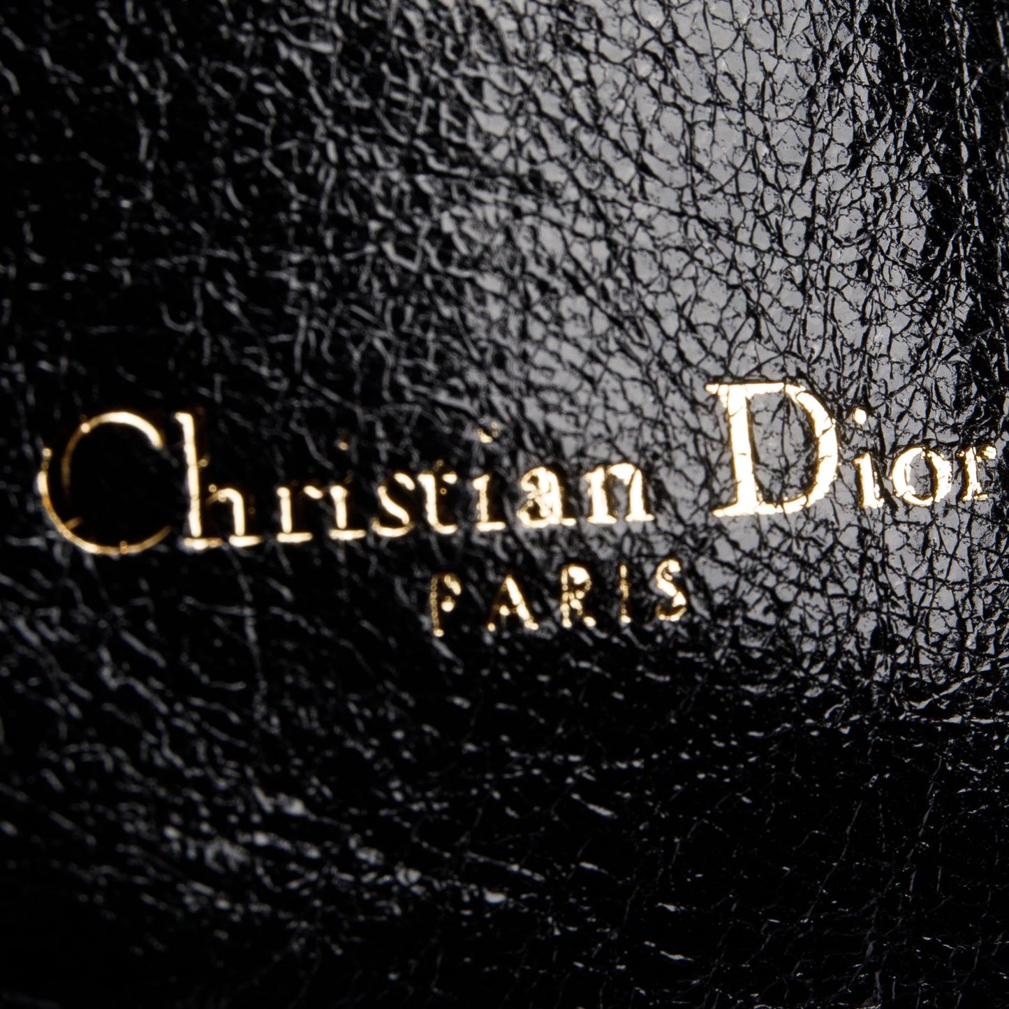 Christian Dior Black Calf Leather Saddle Waist Belt