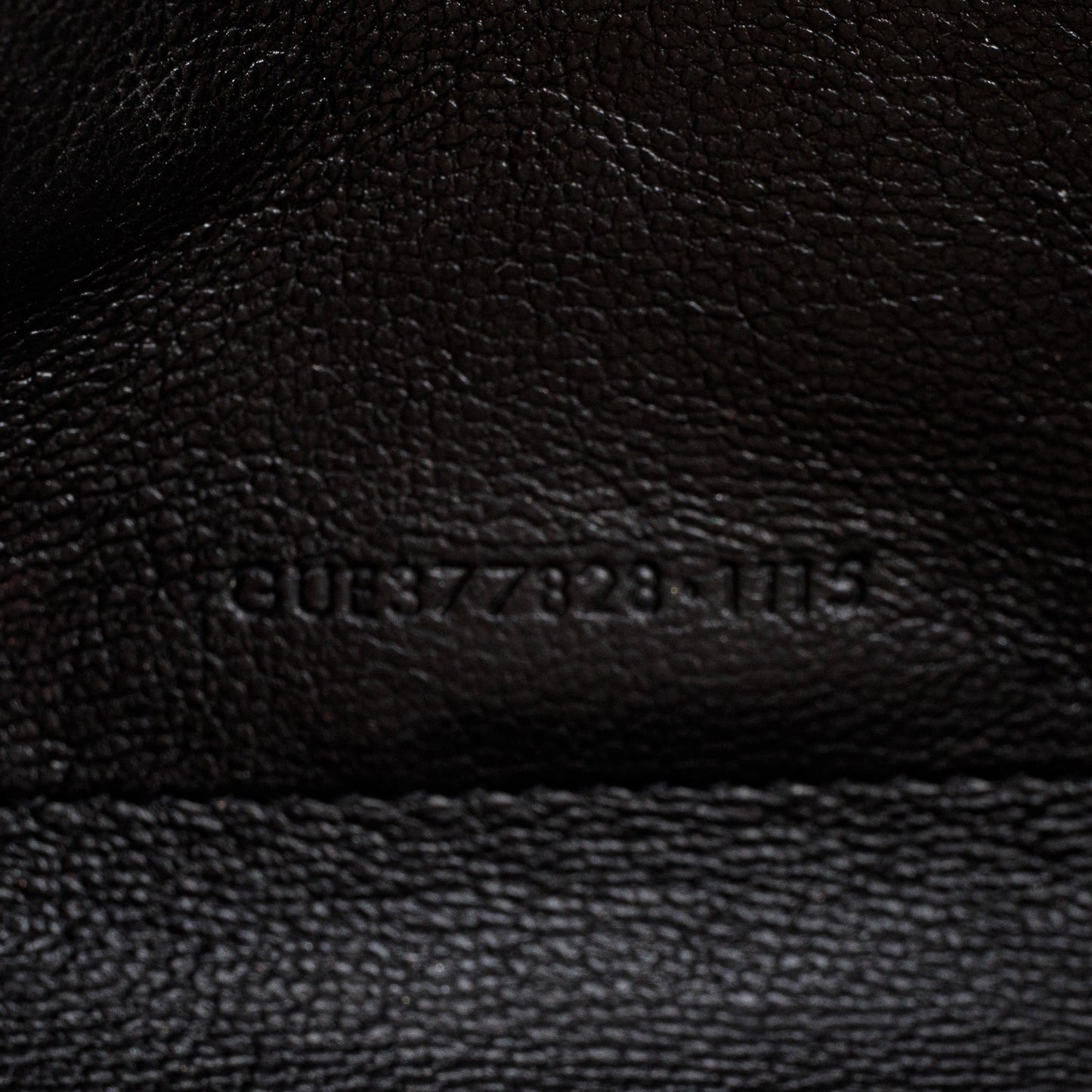 Saint Laurent Neutral Grain De Poudre Leather Cassandre Envelope Chain Wallet