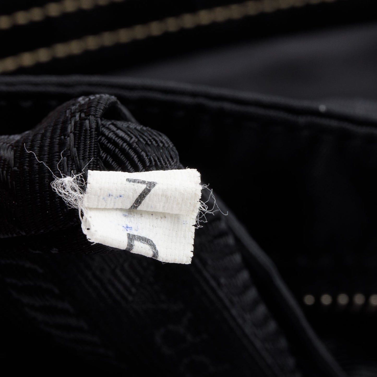 Prada Black Saffiano-Trimmed Tessuto Nylon Flap Shoulder Bag
