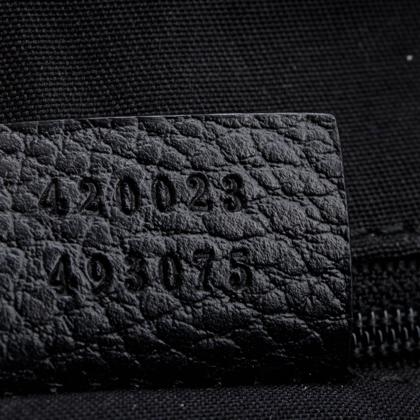 Gucci Black GG Canvas Dome Bag