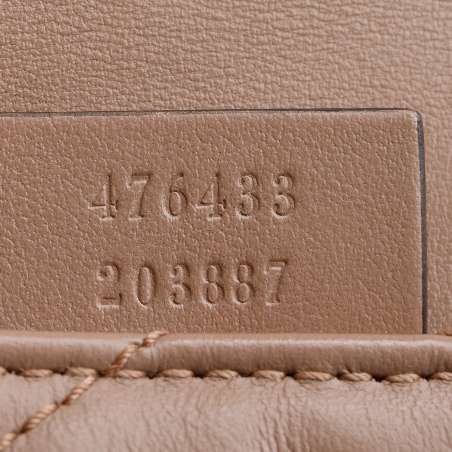 Gucci Taupe GG Marmont Matelasse Leather Super Mini Bag