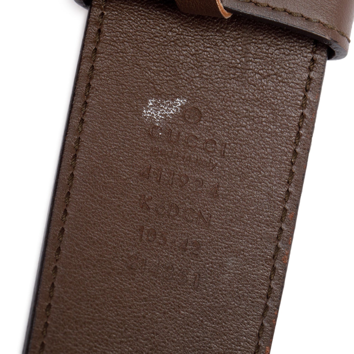 Gucci Beige Bengal GG Supreme Canvas Interlocking G Belt 105 42
