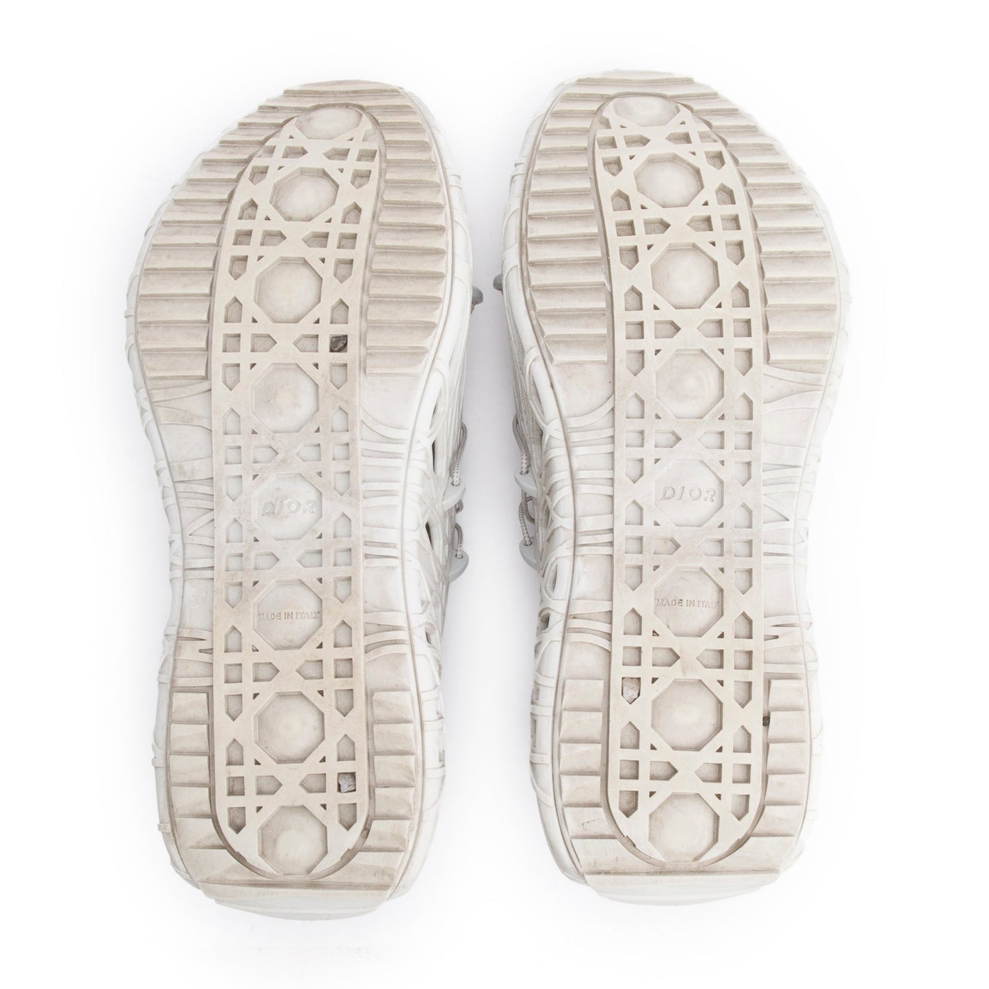 Christian Dior Grey Rubber Warp Sandal Sneakers, Men's Size 44