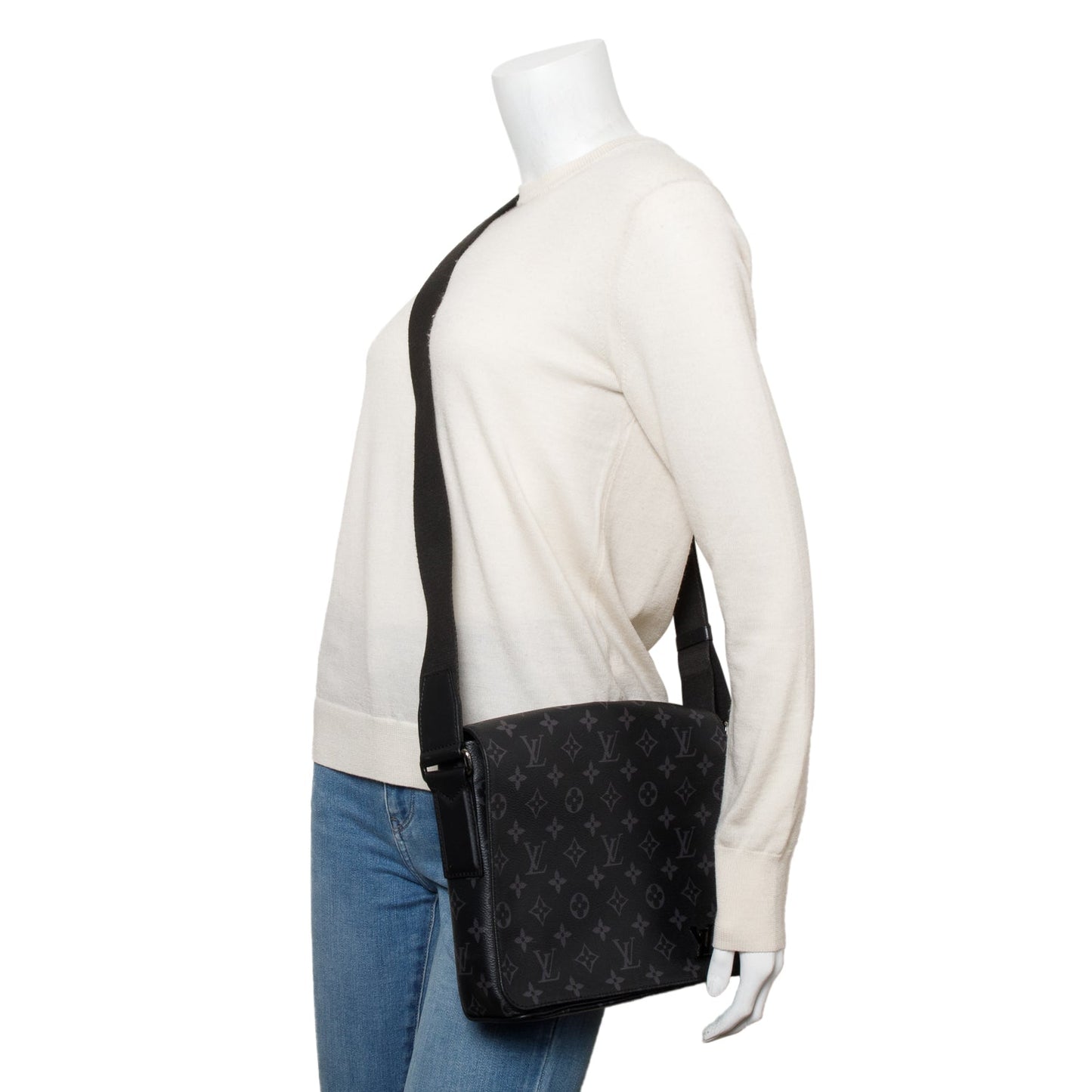 Louis Vuitton Monogram Eclipse District PM Bag