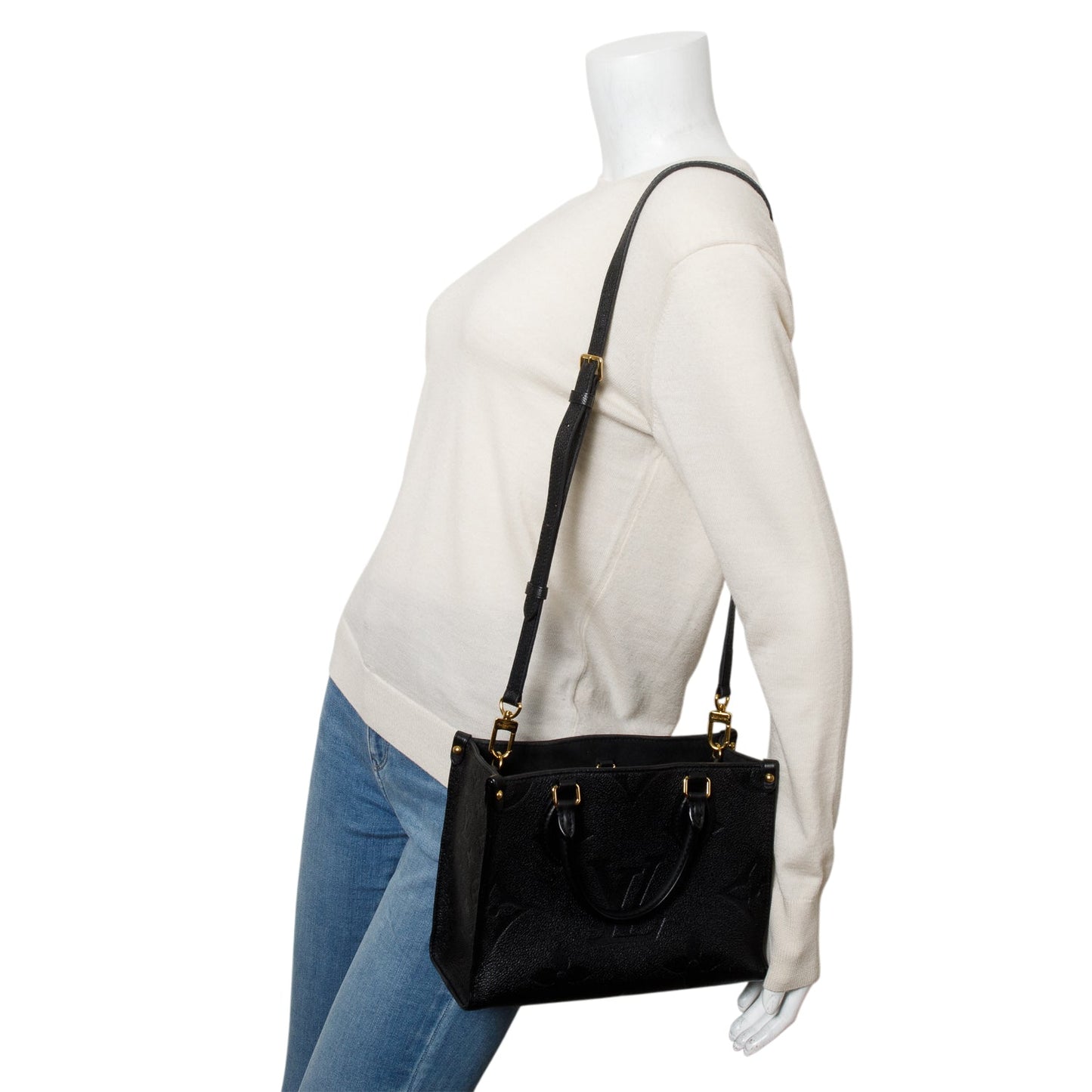 Louis Vuitton Black Empreinte Monogram OnTheGo PM