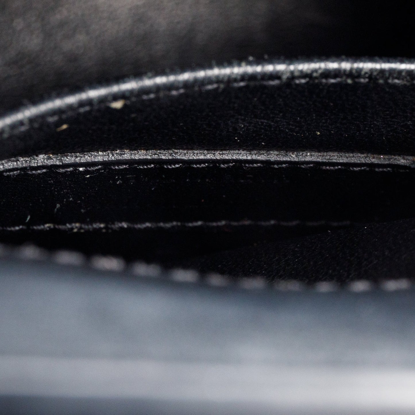 Saint Laurent Black Calfskin Leather Nano Sac De Jour