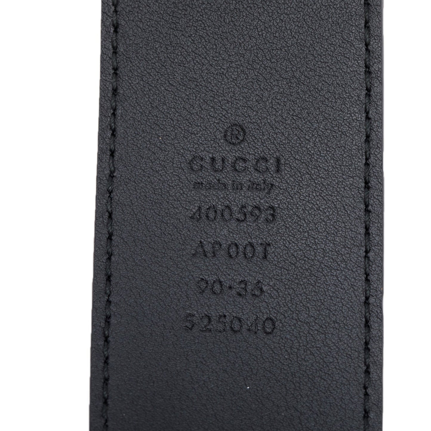 Gucci GG Marmont Black Wide Leather Belt 90 36
