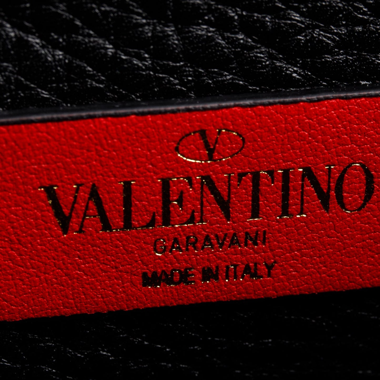 Valentino Garavani Black Small Leather Rockstud Bag
