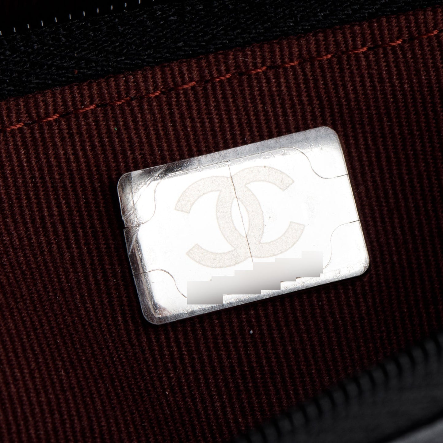 Chanel 2022 Black Chevron Lambskin Wallet on Chain