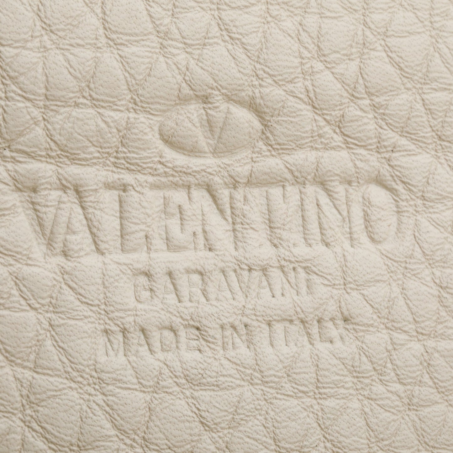 Valentino White Patent & Calfskin Leather Small Rockstud Tote Bag