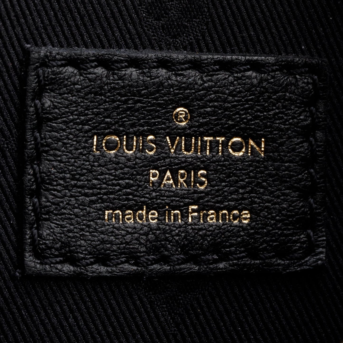 Louis Vuitton Black Bubblegram Embossed Leather Over The Moon Bag