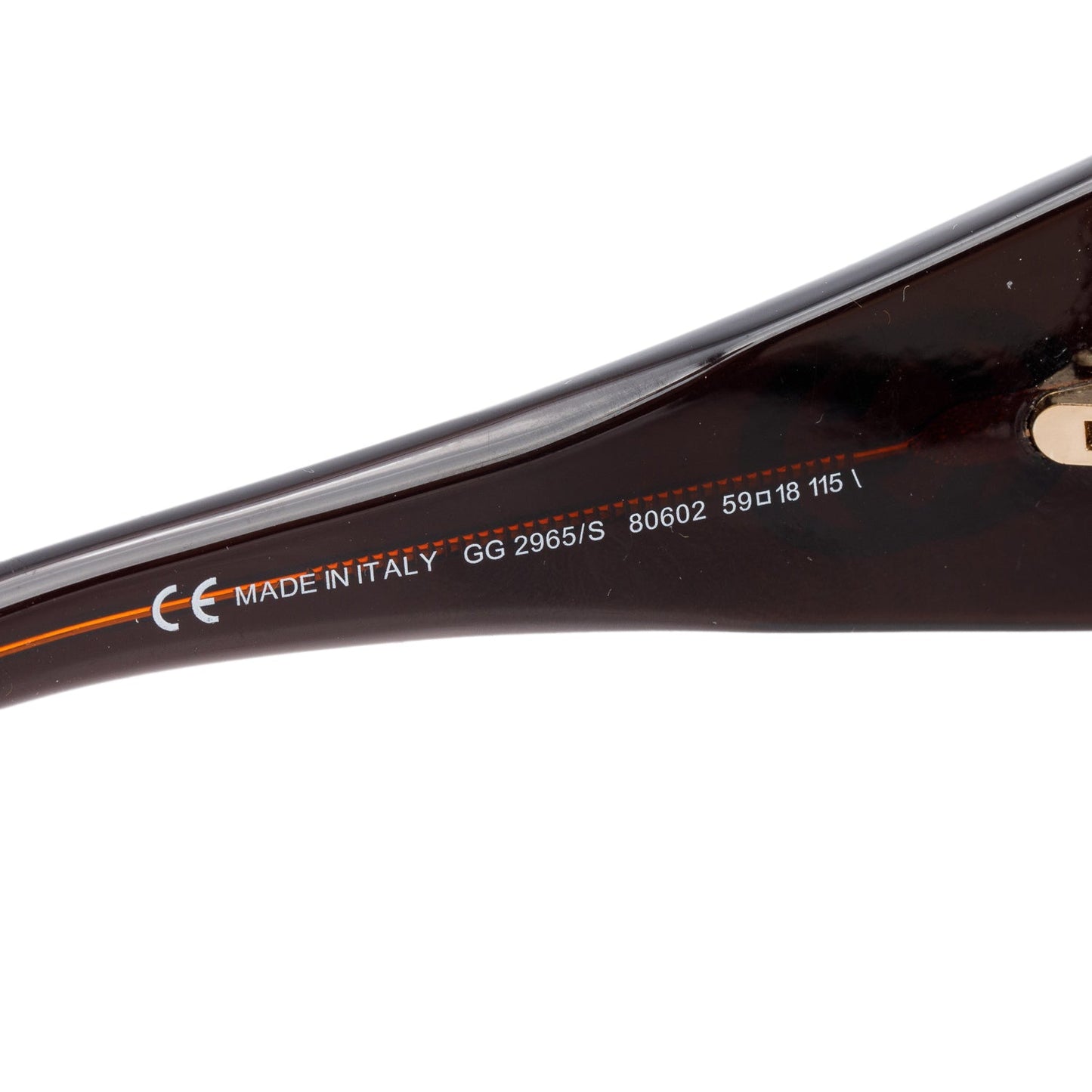 Gucci GG2695/S Brown Acetate CC Logo Oversized Square Sunglasses