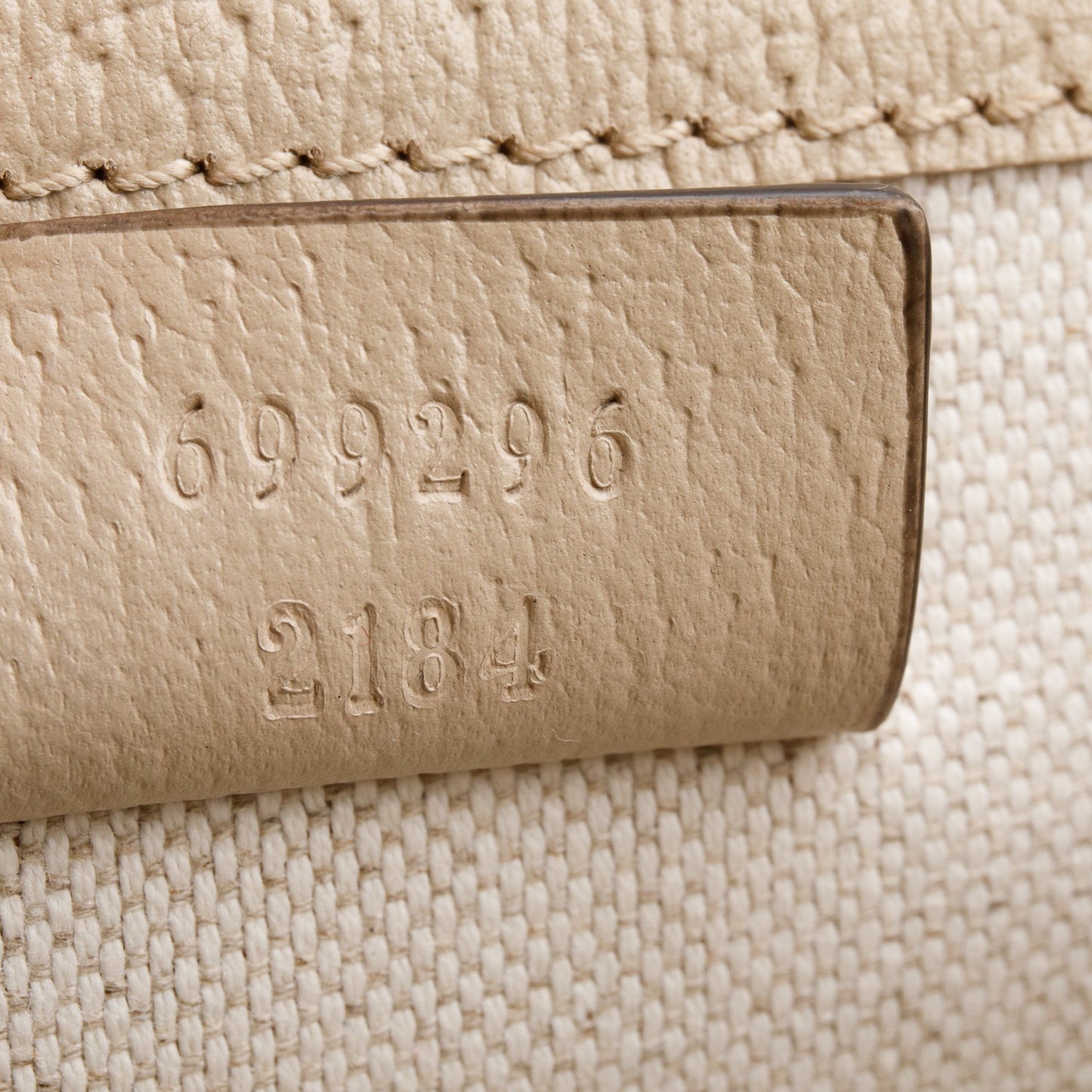 Gucci Beige/White GG Supreme Horsebit 1955 Mini Bag