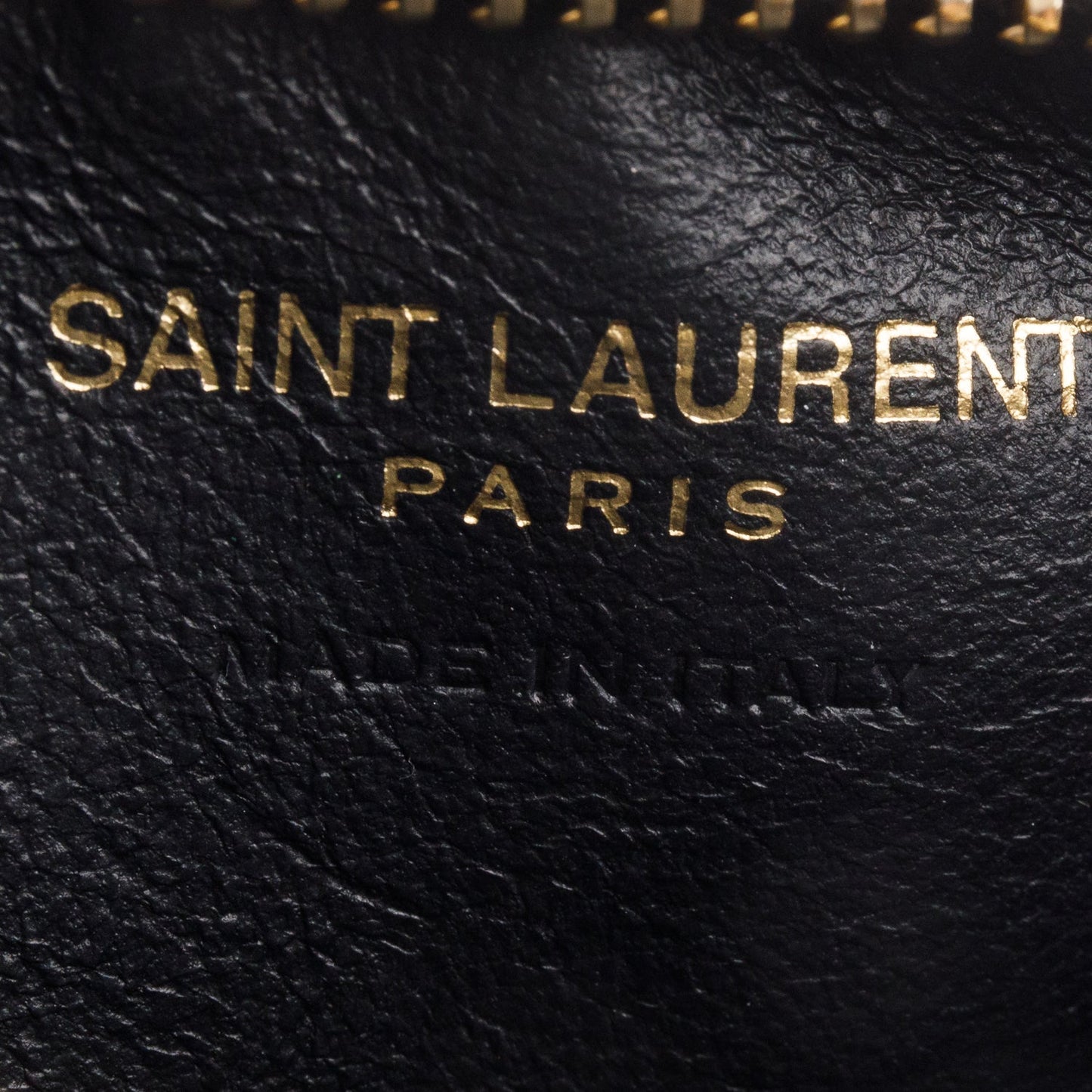 Saint Laurent 2021 Black Matelasse Grain De Poudre Fragments Card Case