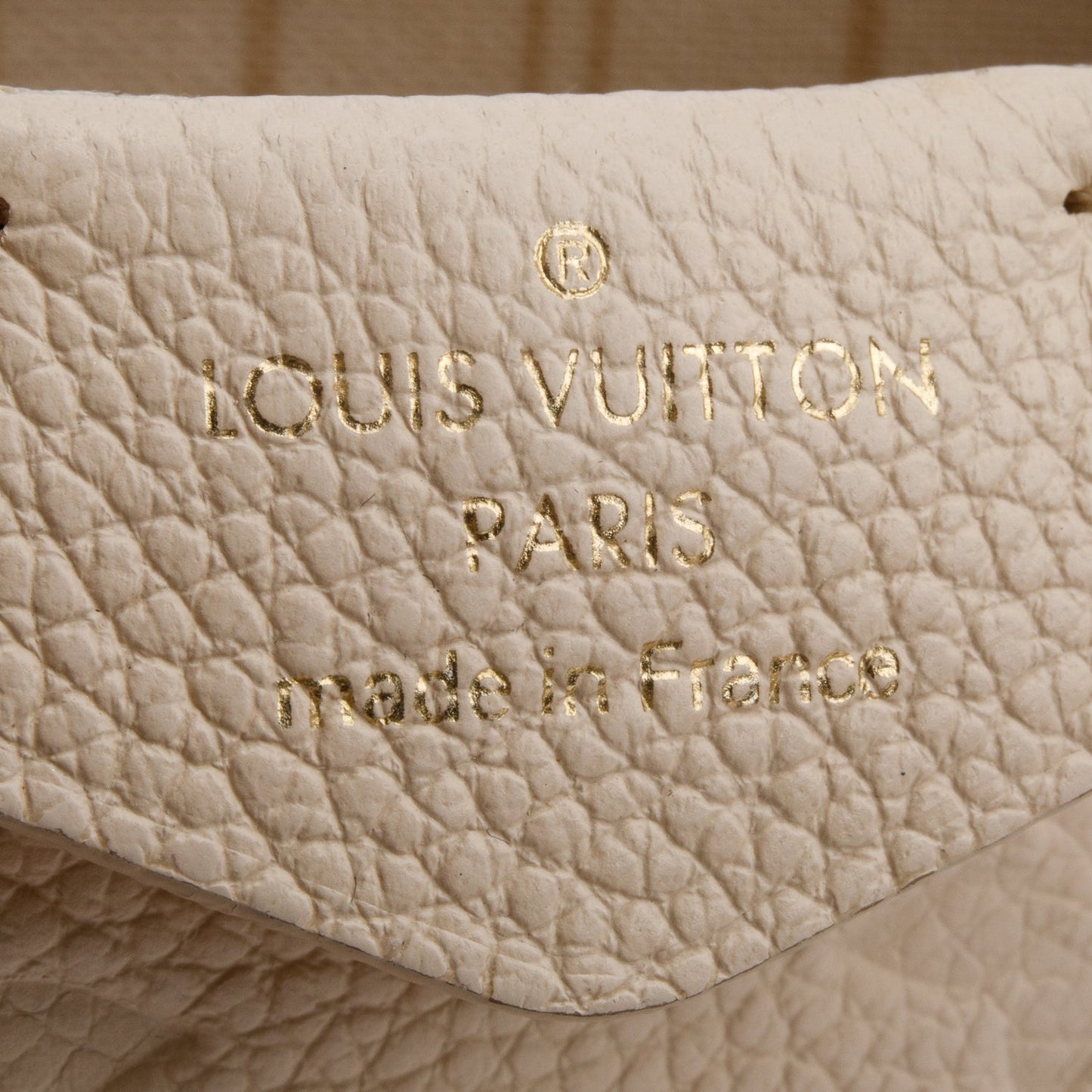 Louis Vuitton Cream Empreinte Easy Pouch On Strap Shoulder Bag