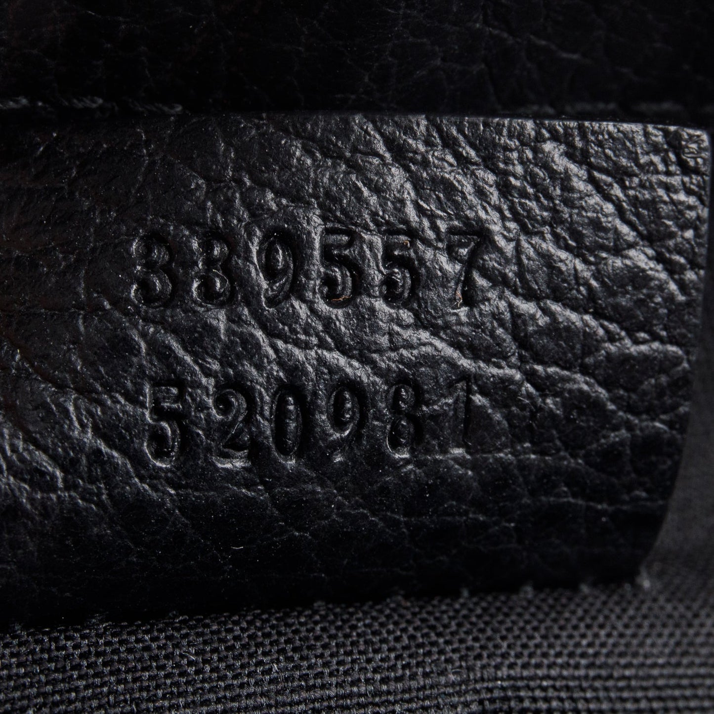 Gucci Black GG Canvas Pouch