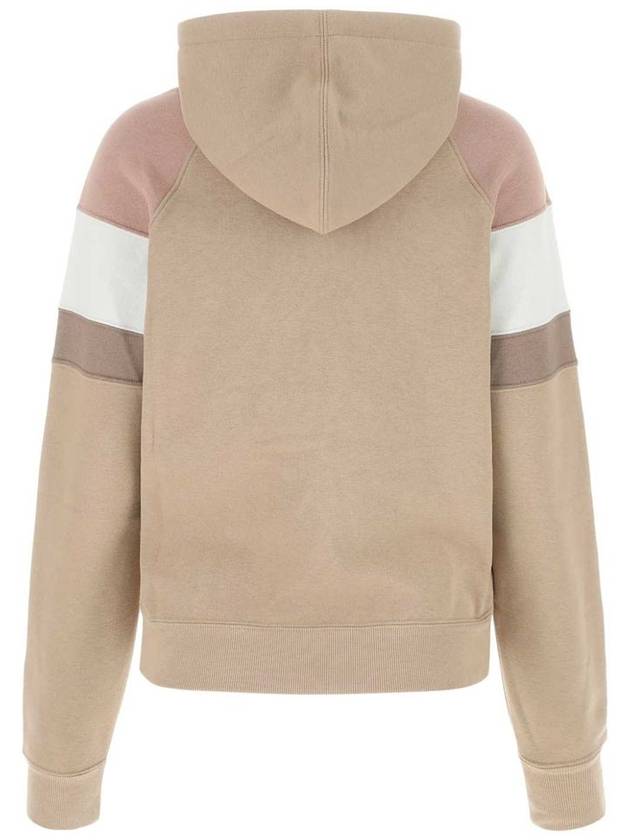 Luxury Saint Laurent Trending 2025 Front Logo Cotton Hoodie Beige