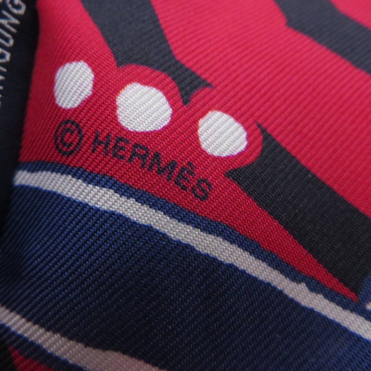 HERMES scarf silk Red Twilly Women